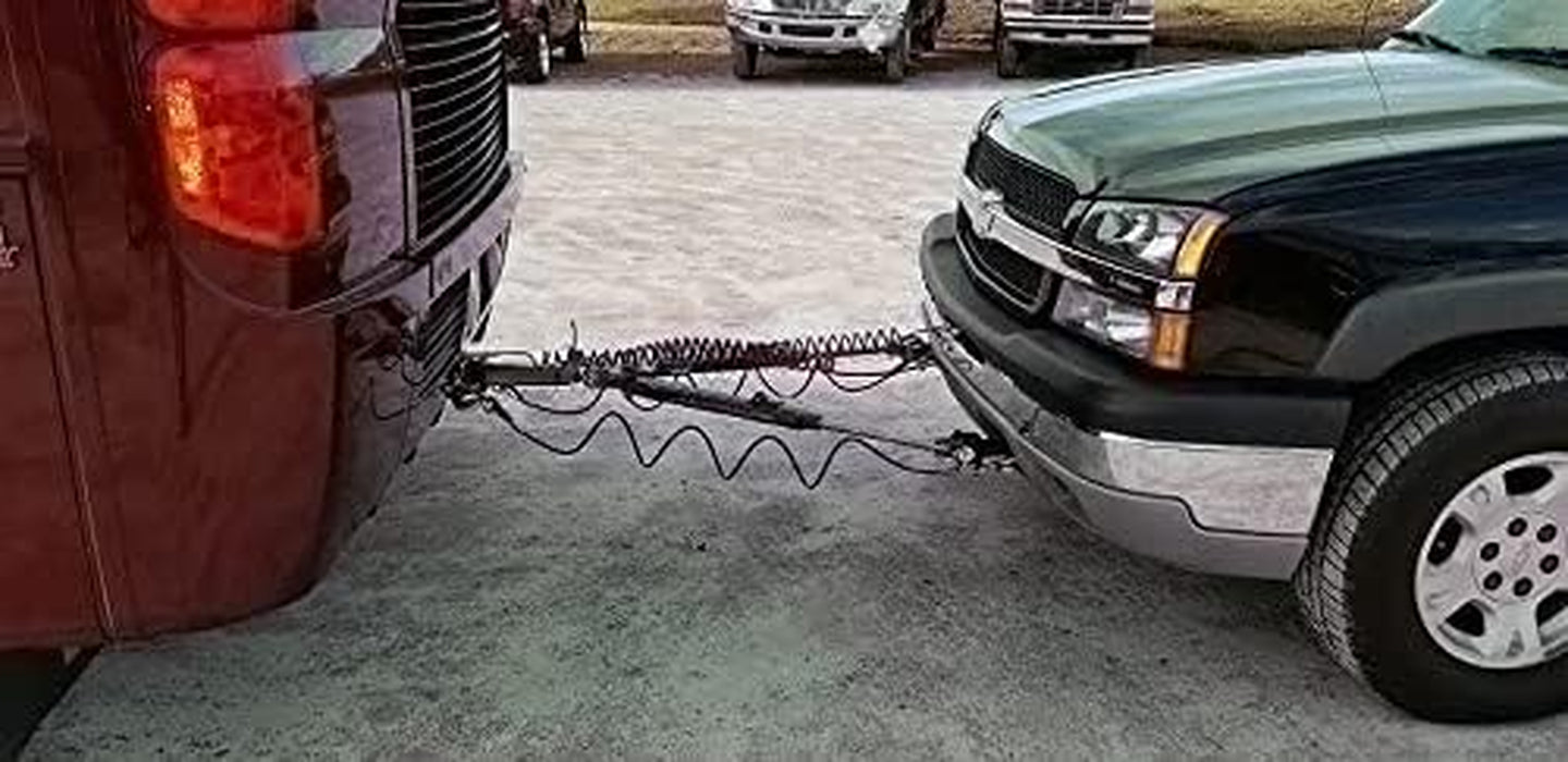 Trailer Safety Chains Cables 68 Inch for Towing Bar,12000 Lbs Loading One Pair(Two Pack)