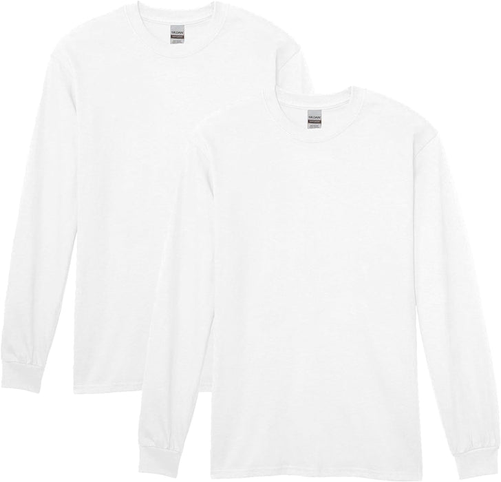 Adult Heavy Cotton Long Sleeve T-Shirt, Style G5400, 2-Pack