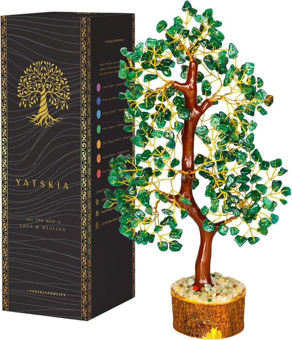 7 Chakra Tree of Life, Crystals and Healing Stones, Birthday Gifts for Women - Crystal Tree for Positive Energy, Home Office Decor, Spiritual Gifts for Women
