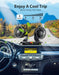 Car Fan - Dual Head USB Fan for Car, Portable Vehicle Cooling Fan - Brushless Motor(2024 Upgraded) - 3 Speeds, 360° Rotation, for Car Dashboard, Suv/Rv/Truck/Sedan/Cruise/Office, USB Powered