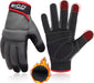 Work Gloves for Men & Women, Utility Mechanic Working Gloves Touch Screen, Flexible Yard Work Gloves