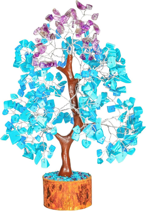 7 Chakra Tree of Life, Crystals and Healing Stones, Birthday Gifts for Women - Crystal Tree for Positive Energy, Home Office Decor, Spiritual Gifts for Women