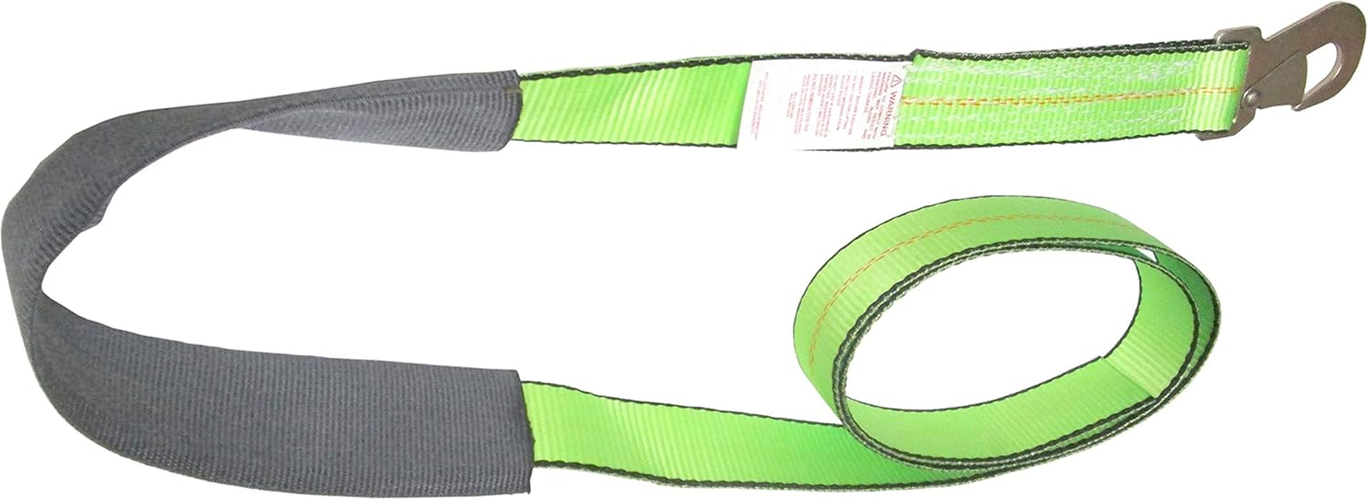 (4 Pack) High Viz Green 2" X 8 FT Wheel Lift Straps for Tow Dolly/Wheel Lift Truck Wrecker Car Hauler