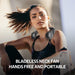 Portable Neck Fan, Hands Free Bladeless, 360° Cooling Personal Fan,Wearable Quiet Fan for Outdoor Indoor, Birthday Gifts for Men Women Mom Dad, 4000Mah Battery USB Rechargeable, 3-Speeds(Black)
