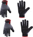 Work Gloves for Men & Women, Utility Mechanic Working Gloves Touch Screen, Flexible Yard Work Gloves