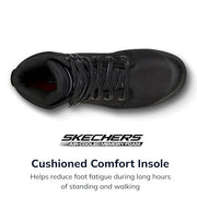 Skechers Women's Work Rotund Darragh Work Lace-Up Boot Safety Toe, Black, 8.5 - Durrett Recovery