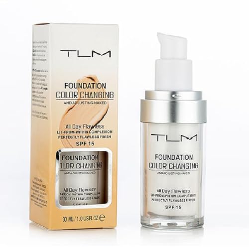 BestLand TLM Colour Changing Foundation with lightweight, hydrating formula, flawless coverage, and skin tone adaptation.