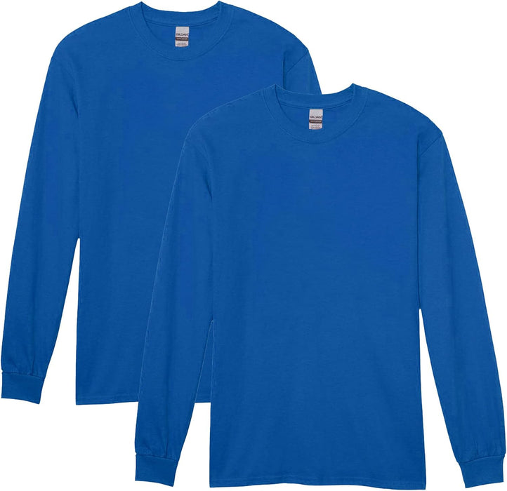 Adult Heavy Cotton Long Sleeve T-Shirt, Style G5400, 2-Pack