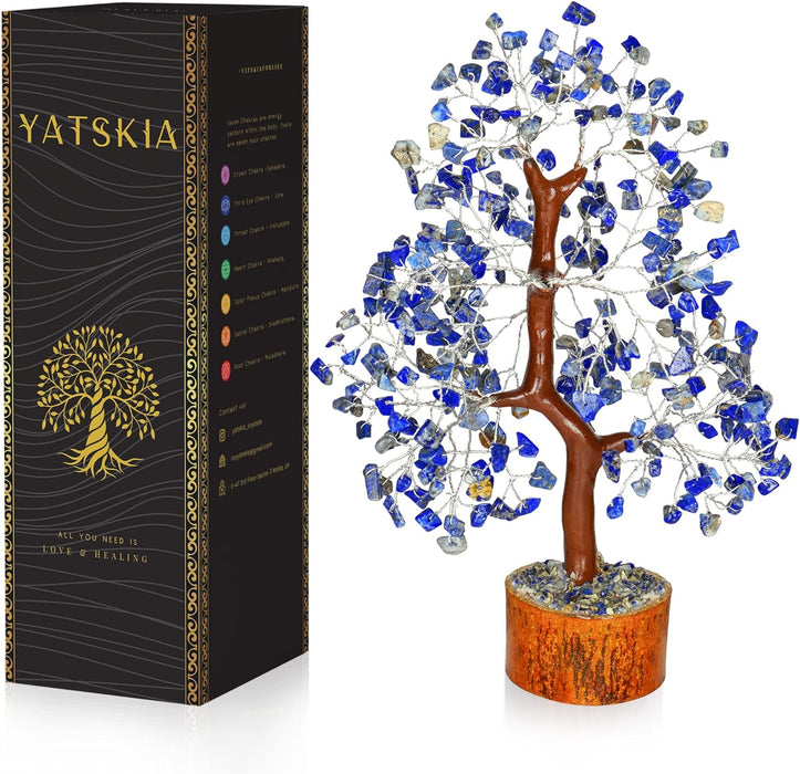 7 Chakra Tree of Life, Crystals and Healing Stones, Birthday Gifts for Women - Crystal Tree for Positive Energy, Home Office Decor, Spiritual Gifts for Women