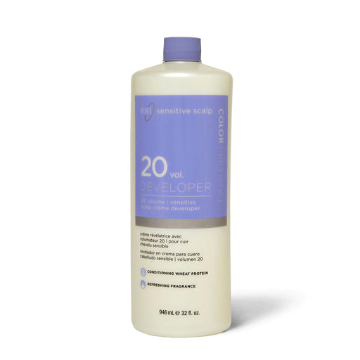 Ion Sensitive Scalp 20 Volume Creme Developer 32 oz bottle, professional hair coloring developer for gentle use.
