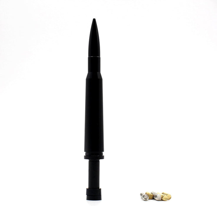 5.5 Inch 50 Cal Bullet Car Truck Antenna Mast Vehicle Short Radio Antenna Replacement for Ford F Series Super Duty Ranger Explorer Dodge RAM 1500 2500 3500 Classic Pickup Trucks