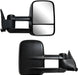 Pair Tow Mirrors Compatible with 1988-2000 Chevy GMC C/K 1500 2500 3500 Suburban Yukon Manual Telescoping Side View Mirror Set