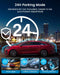 N5 4 Channel Dash Cam 360° View, 1080P Front and Rear Inside, Left Right Dash Camera for Cars, 8 IR Lamps Night Vision, 5G Wifi & APP Control, G-Sensor, Parking Mode, with a Free 128GB SD Card