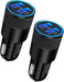 Car Charger, [2Pack/3.4A] Fast Charge Dual Port USB Cargador Carro Lighter Adapter for Iphone 15 14 13 12 11 Pro Max X XR XS 17 plus 16, Ipad, Samsung Galaxy S23 S22 S21 S25 plus S7 J7 S10E S9 Note 8