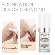 BestLand TLM Colour Changing Foundation with lightweight, hydrating formula, blending seamlessly to hide wrinkles and enhance skin tone.