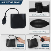 Holdly 55-inch lockout tools kit with J-hook, air wedge pump, non-marring wedge, and carry bag for car lockout and maintenance.