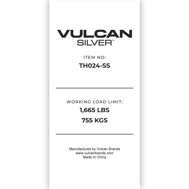 VULCAN Wheel Lift Harnesses with Snap Hooks - Bonnet Style - 2 Pack- Silver Series - 1,600 Pound Safe Working Load