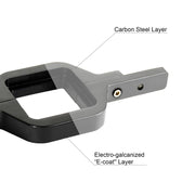 BESTZHEYU Hitch LED work light pods mounted on a towing hitch, 4-inch LED off-road driving lights for trucks and trailers.
