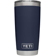 YETI Rambler 20 oz Tumbler, Stainless Steel, Vacuum Insulated with MagSlider Lid, Navy - Durrett Recovery