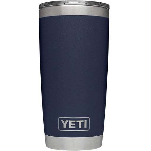 YETI Rambler 20 oz Tumbler, Stainless Steel, Vacuum Insulated with MagSlider Lid, Navy - Durrett Recovery