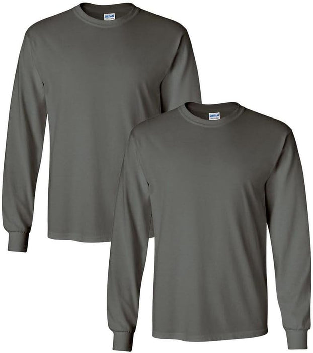 Adult Heavy Cotton Long Sleeve T-Shirt, Style G5400, 2-Pack