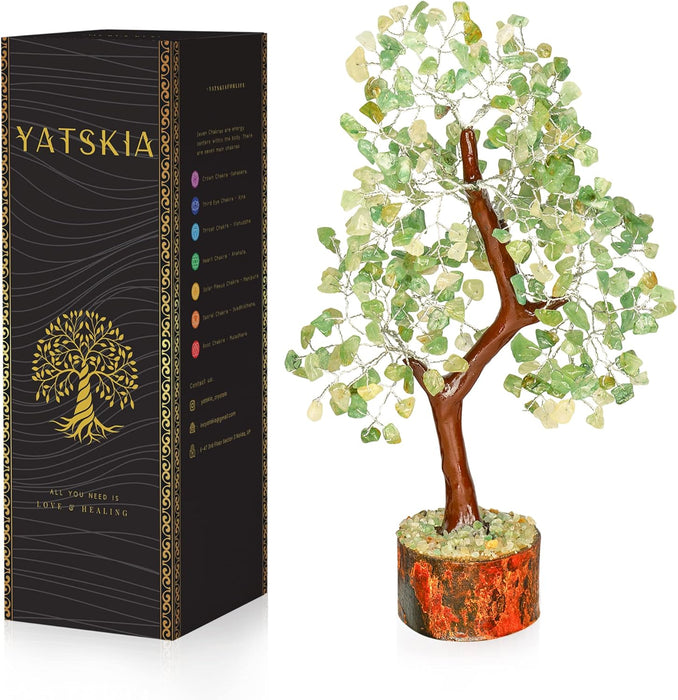 7 Chakra Tree of Life, Crystals and Healing Stones, Birthday Gifts for Women - Crystal Tree for Positive Energy, Home Office Decor, Spiritual Gifts for Women
