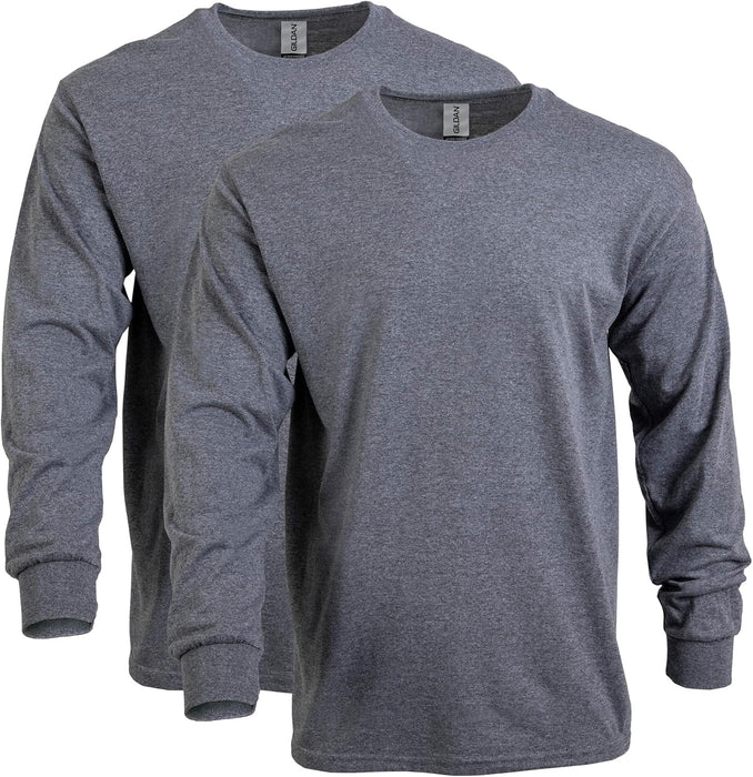 Adult Heavy Cotton Long Sleeve T-Shirt, Style G5400, 2-Pack