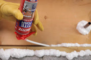 Loctite Tite Foam Gaps & Cracks spray foam sealant in 12 oz can, expanding polyurethane insulation for filling gaps and cracks.