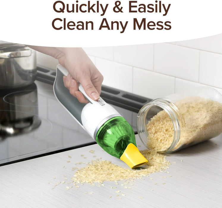 Duck Compact Cordless Vacuum by , Ultra-Powerful, Strong Suction, AS-SEEN-ON-TV, Easy to Store, Rechargeable. Home, Auto, Pet Hair, Fits in Tiny Crevices, Includes Hose, Crevice Tool & Brush