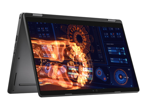 Dell Latitude 5300 2-in-1 13.3" FHD touchscreen laptop with keyboard, ports, and Windows 11 Pro, renewed condition.