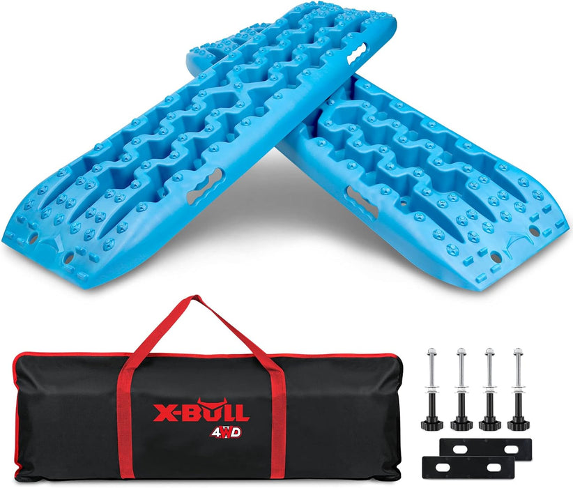 New Recovery Traction Tracks Sand Mud Snow Track Tire Ladder 4WD (Red,3Gen)