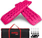 New Recovery Traction Tracks Sand Mud Snow Track Tire Ladder 4WD (Red,3Gen)
