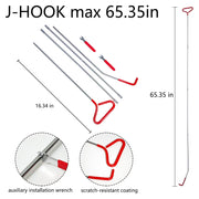 SINKHANUN multifunctional car lockout tool kit with 18 pieces in a carrying bag for vehicle unlocking and emergency use