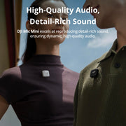 DJI Mic Mini Transmitter (Infinity Black), Ultralight, Wireless Lavalier Microphone for DJI Action 5 Pro/Osmo Pocket 3, Noise Cancelling, Wireless Microphone for Camera/iPhone/Android, Vlog, Streaming - Durrett Recovery