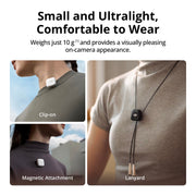 DJI Mic Mini Transmitter (Infinity Black), Ultralight, Wireless Lavalier Microphone for DJI Action 5 Pro/Osmo Pocket 3, Noise Cancelling, Wireless Microphone for Camera/iPhone/Android, Vlog, Streaming - Durrett Recovery