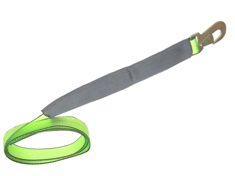 (4 Pack) High Viz Green 2" x 8 FT Wheel Lift Straps for Tow Dolly/Wheel Lift Truck Wrecker Car Hauler