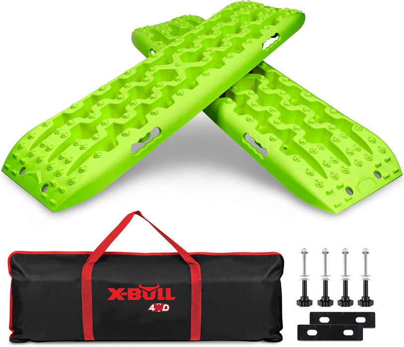 New Recovery Traction Tracks Sand Mud Snow Track Tire Ladder 4WD (Red,3Gen)