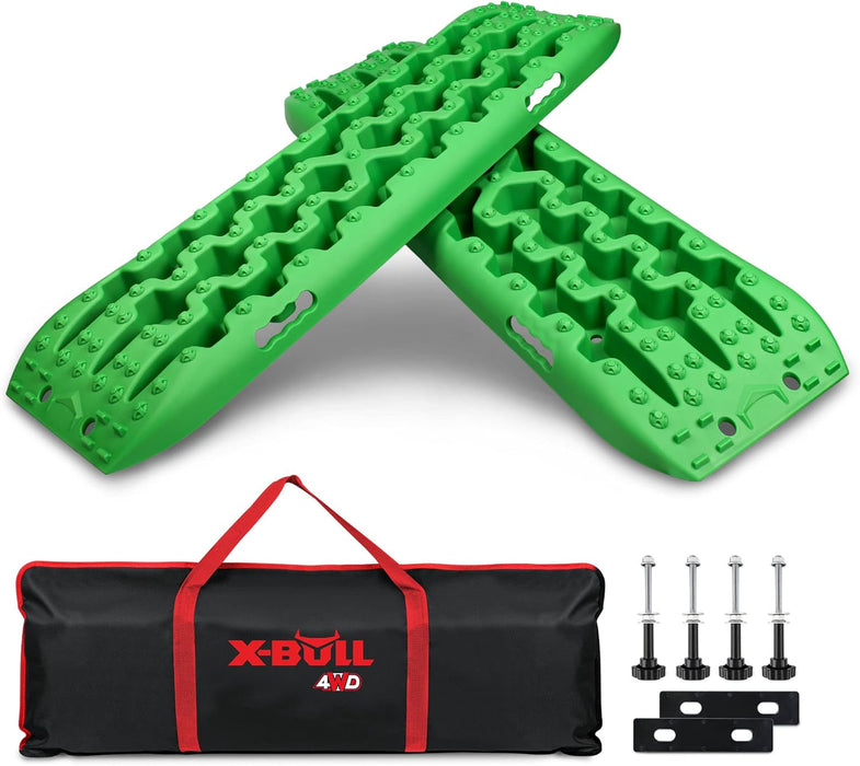 New Recovery Traction Tracks Sand Mud Snow Track Tire Ladder 4WD (Red,3Gen)