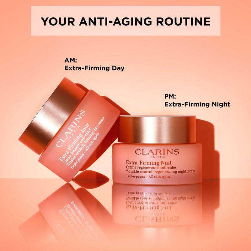 Clarins Extra-Firming Day Cream | Anti-Aging Moisturizer | Radiant & Plumper Skin in 28 Days | 1.7 oz - Durrett Recovery