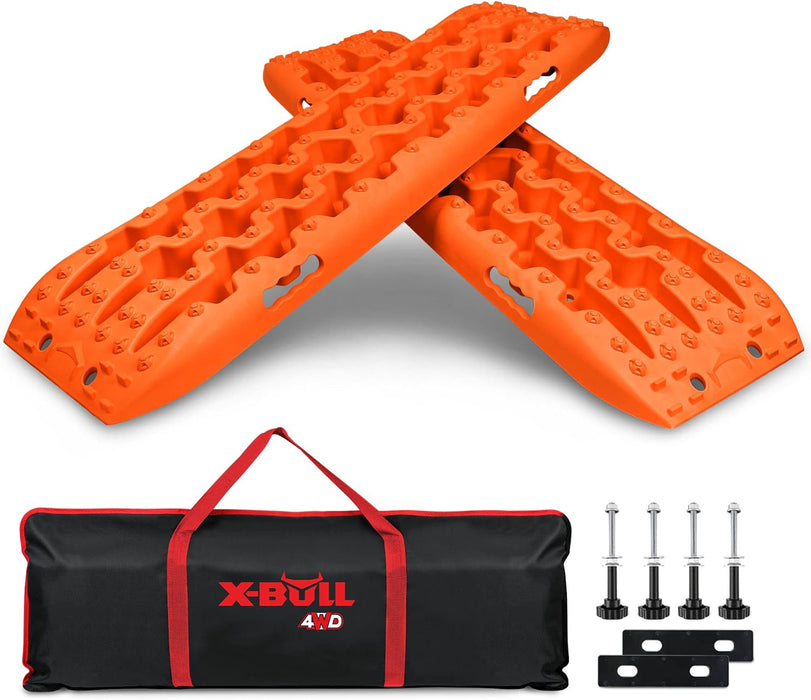 New Recovery Traction Tracks Sand Mud Snow Track Tire Ladder 4WD (Red,3Gen)
