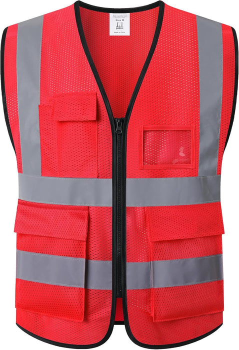 Reflective Safety Vest for Men Women Construction Vest Meet ANSI/ISEA Standard