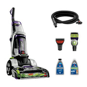 Bissell ProHeat 2X Revolution Pet Pro Plus upright deep cleaner with dual Dirt Lifter Powerbrush, hose, and stain tools.