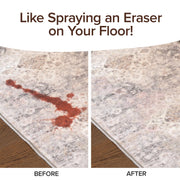 Horsepower Bull Shot Cleaner carpet spot and stain remover spray with foam action for coffee, wine, grease, and old stains.