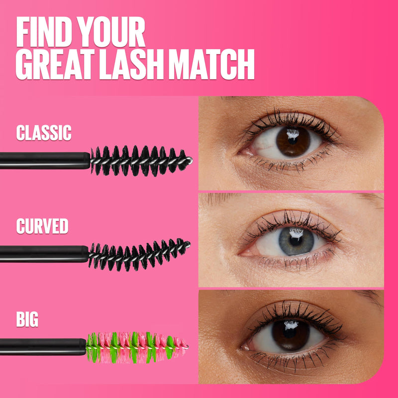 Maybelline Great Lash Washable Mascara Makeup, Volumizing Lash-Doubling Formula That Conditions As It Thickens, Very Black, 2 Count - Durrett Recovery
