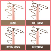 Maybelline Total Temptation Eyebrow Definer Pencil, Blonde, 1 Count - Durrett Recovery