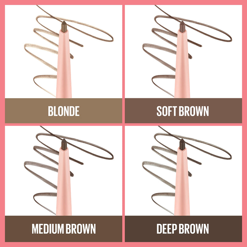 Maybelline Total Temptation Eyebrow Definer Pencil, Blonde, 1 Count - Durrett Recovery