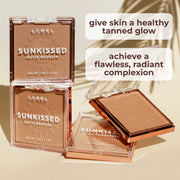 LAMEL Sunkissed Matte Bronzer Face Powder - Non-Shimmer, Long Lasting, Non-Greasy Bronzing Organic Makeup Formula - Matte Finish - Natural Tan Skin - N. 401-0.35oz. - Durrett Recovery