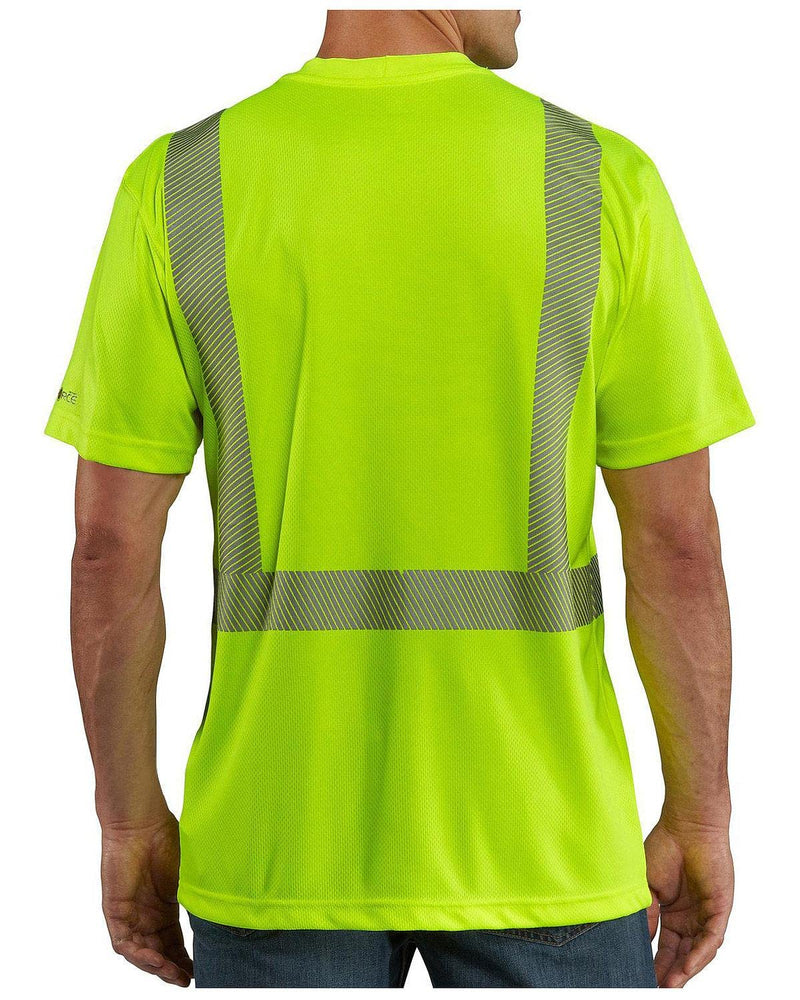 Carhartt Men's High-Visibility Force Short Sleeve Class 2 Tee, Brite Lime, X-Large/Regular