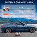 Silver Tire Inflator Heavy Duty Double Cylinders with Portable Bag- Car Accessories，Metal 12V Air Compressor Pump 150PSI with Adapter for Car, Truck, SUV Tires, Dinghy, Air Bed Etc