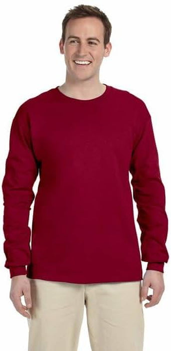 Adult Heavy Cotton Long Sleeve T-Shirt, Style G5400, 2-Pack